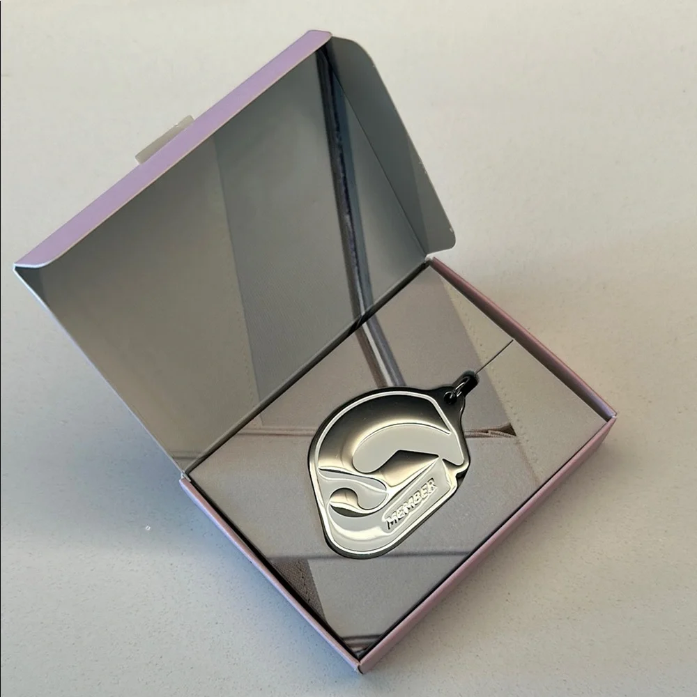 NWT Glossier Keychain Members Only